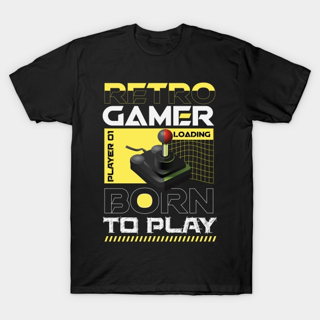 Retro Gamer #1 T-Shirt by RadioaktivShop